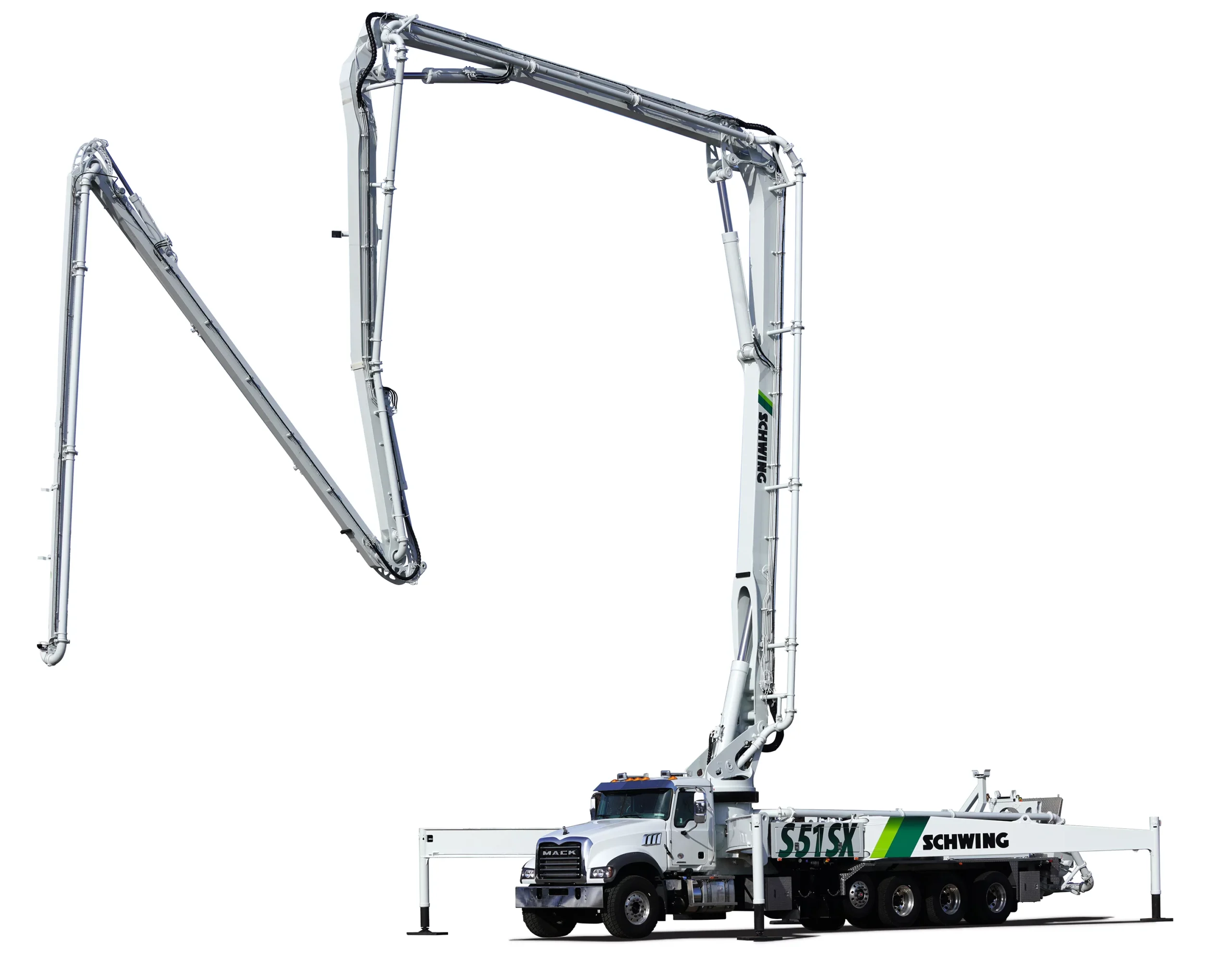 مضخات وجبلات وشاحنات من محفظة شركة سعيد القربي